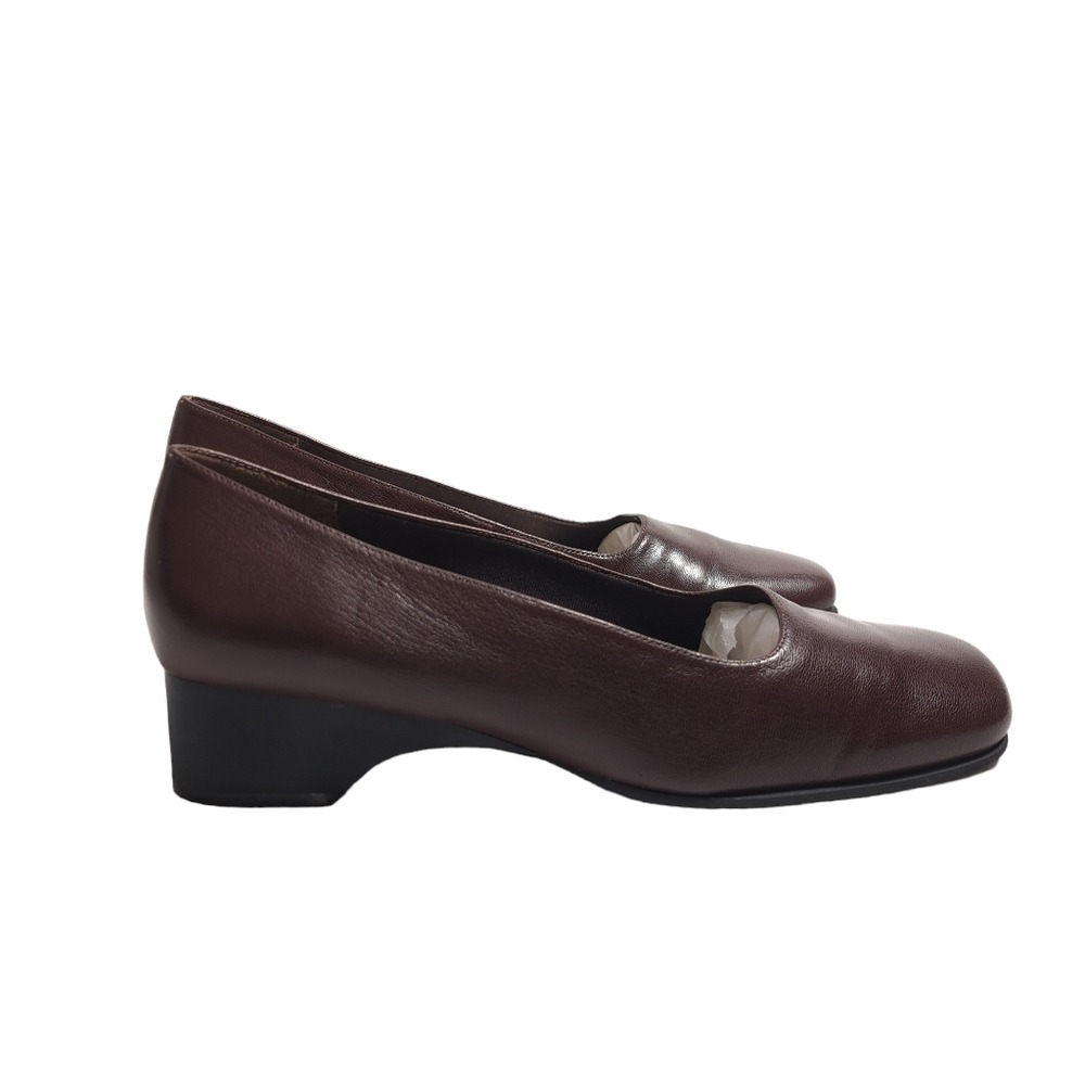 Easy‎ Spirit Anti-Gravity Women's Size 8 1/2 Brown Leather Drees Shoes Y2K 90s - Picture 6 of 15
